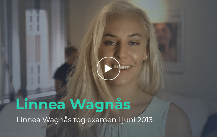 Linnea Wagnas tog examen i juni 2013 | YHHS
